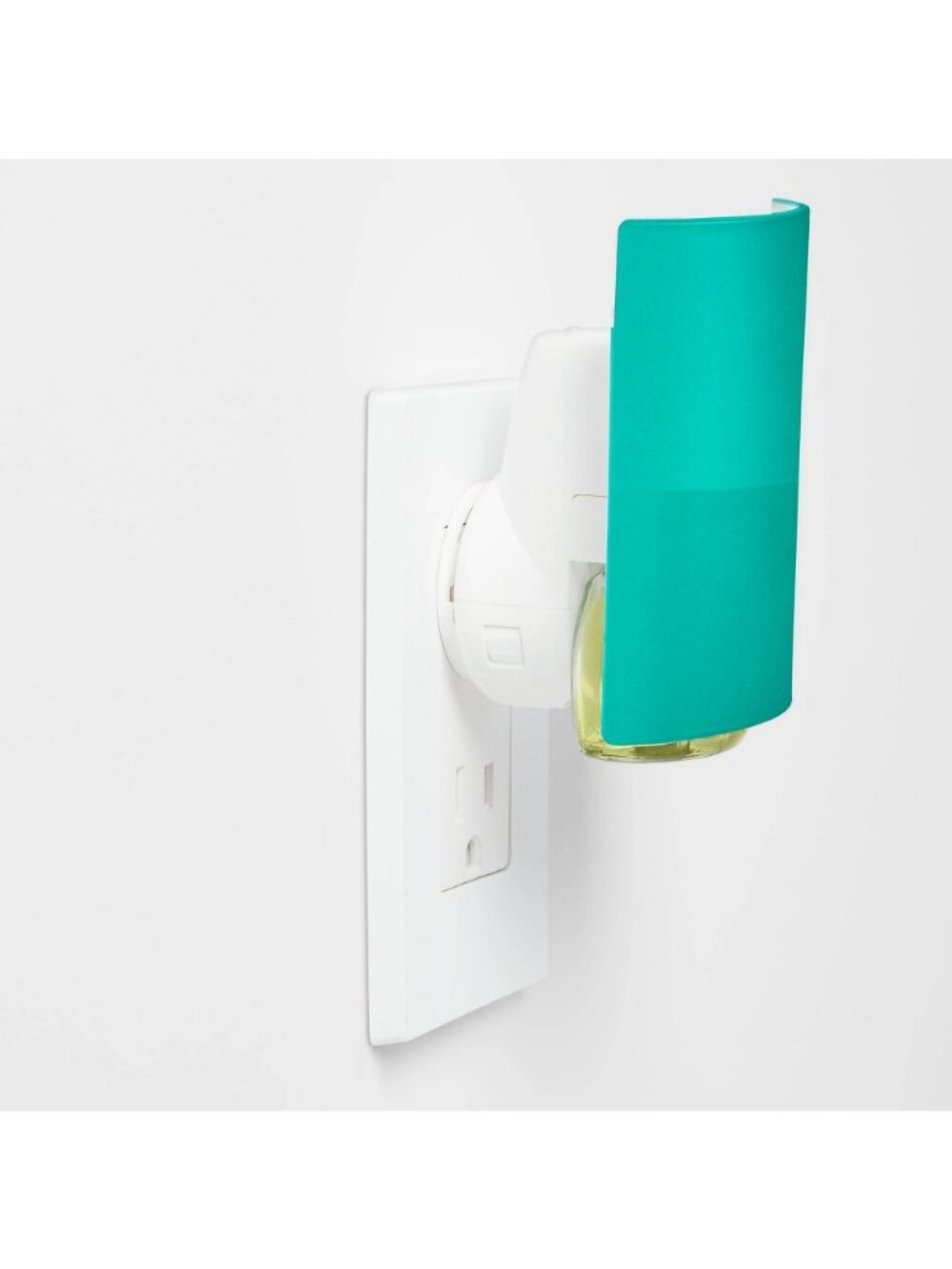Electric Plug-In Oil Warmer With Teal Cover